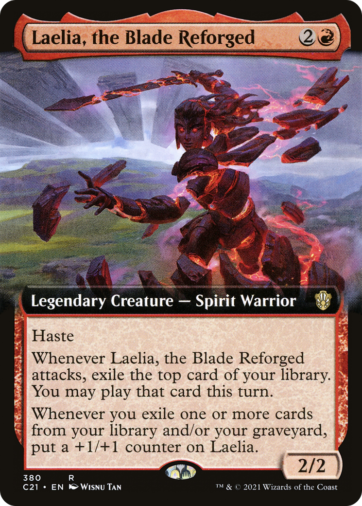 Laelia, the Blade Reforged (C21-380) - Commander 2021: (Extended Art) - Premium MTG Single from Wizards of the Coast - Just $1.23! Shop now at Game Crave Tournament Store