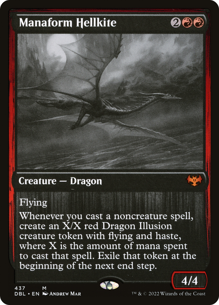 Manaform Hellkite (DBL-437) - Innistrad: Double Feature Foil - Premium MTG Single from Wizards of the Coast - Just $2.18! Shop now at Game Crave Tournament Store