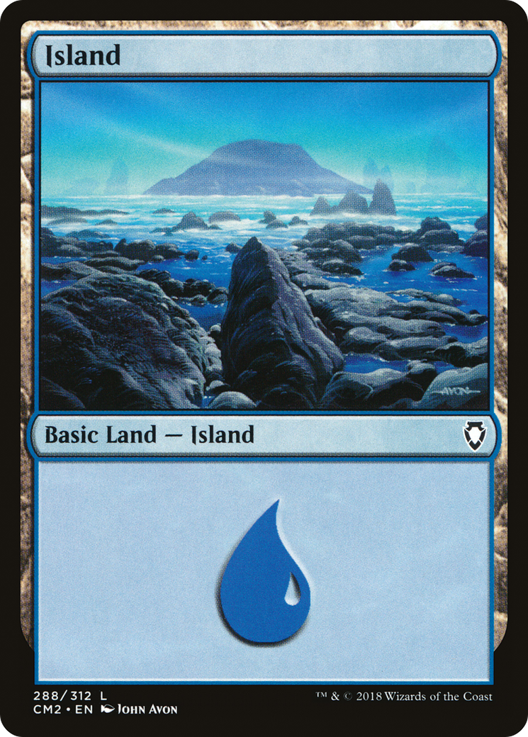 Island (CM2-288) - Commander Anthology Volume II - Premium MTG Single from Wizards of the Coast - Just $0.08! Shop now at Game Crave Tournament Store