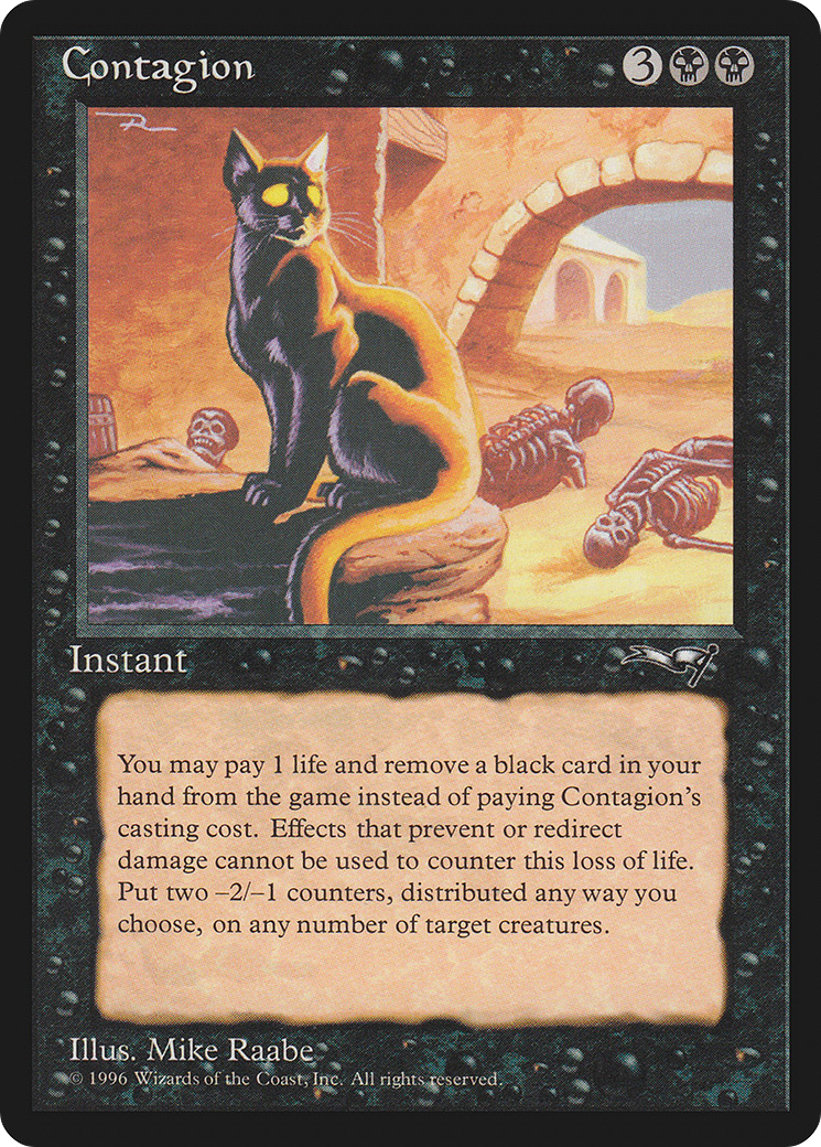 Contagion (ALL-045) - Alliances - Premium MTG Single from Wizards of the Coast - Just $0.89! Shop now at Game Crave Tournament Store