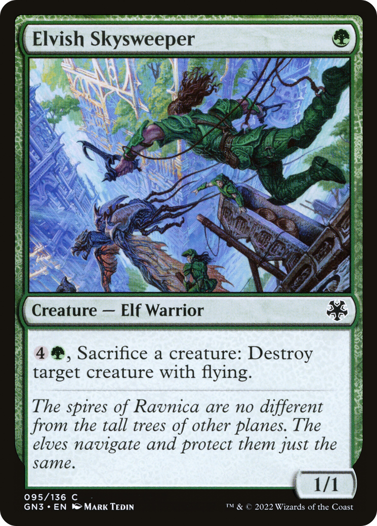 Elvish Skysweeper (GN3-095) - Game Night: Free-for-All - Premium MTG Single from Wizards of the Coast - Just $0.08! Shop now at Game Crave Tournament Store
