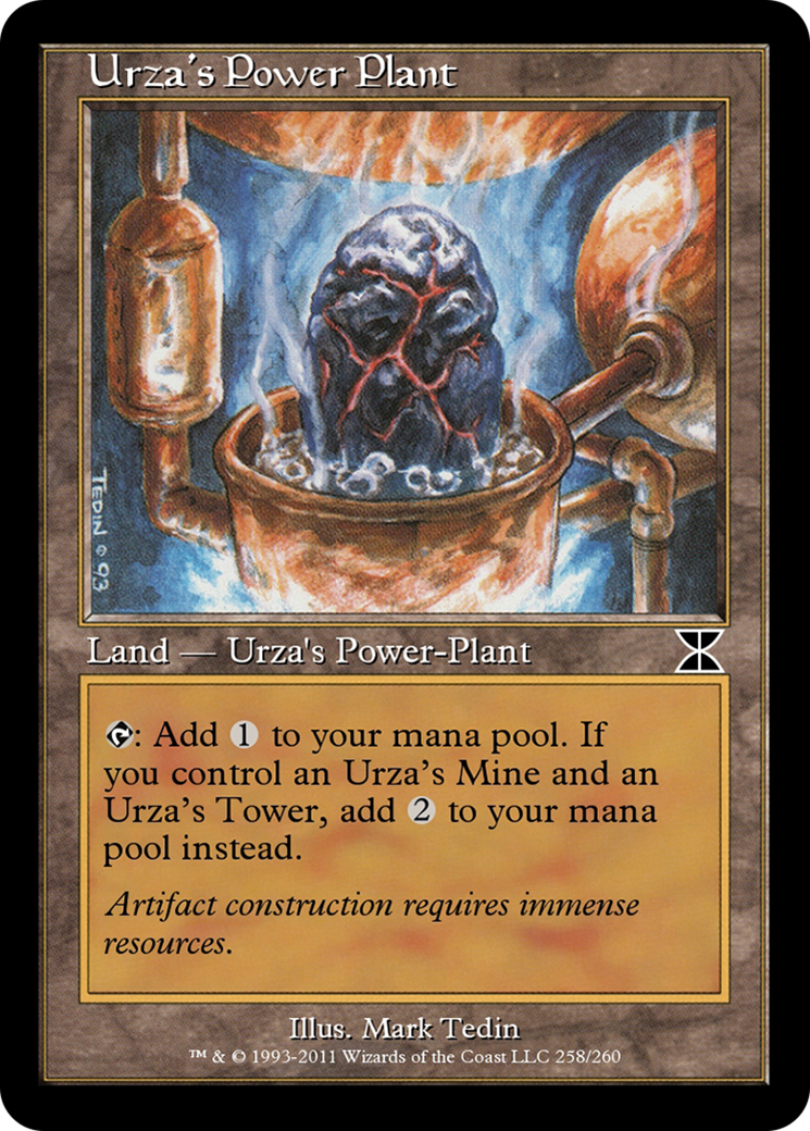 Urza's Power Plant (ME4-258A) - Masters Edition IV - Premium MTG Single from Wizards of the Coast - Just $0! Shop now at Game Crave Tournament Store