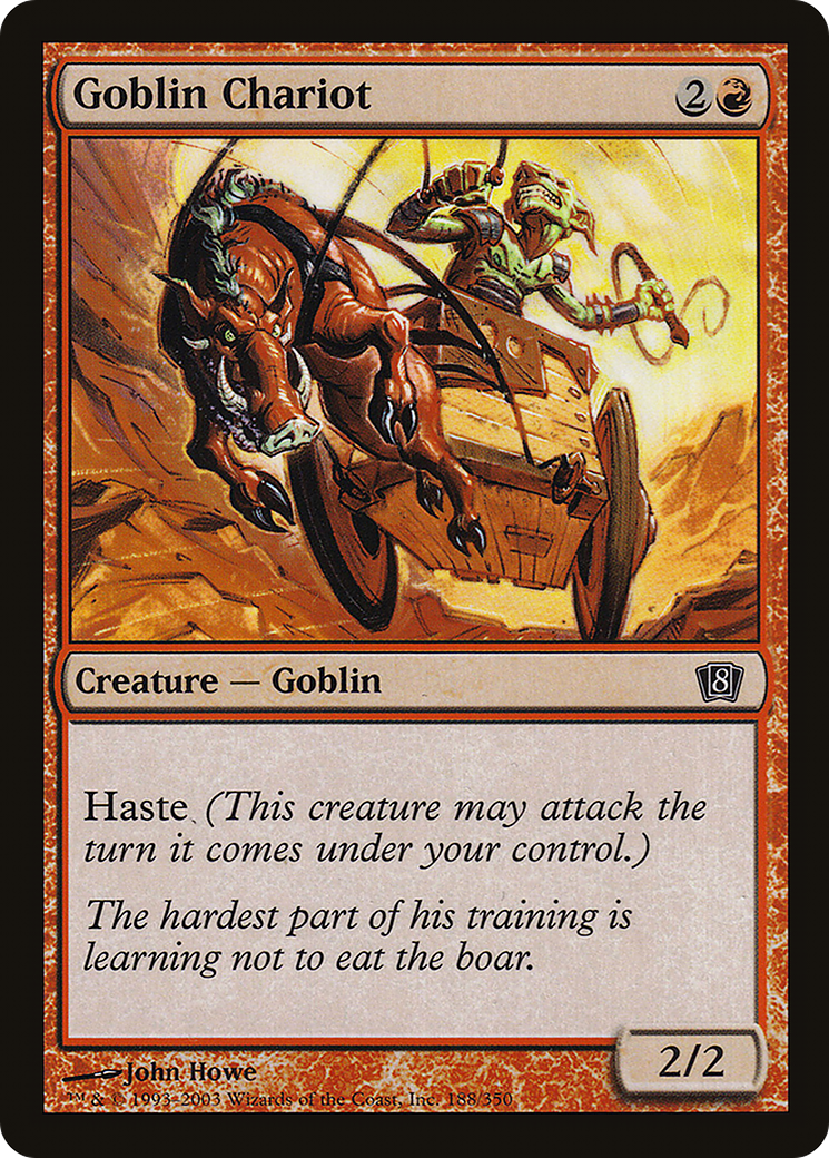 Goblin Chariot (8ED-188★) - Eighth Edition Foil - Premium MTG Single from Wizards of the Coast - Just $0.08! Shop now at Game Crave Tournament Store