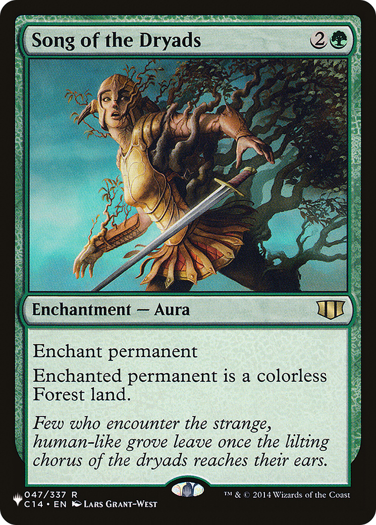 Song of the Dryads (PLIST-192) - The List - Premium MTG Single from Wizards of the Coast - Just $1.11! Shop now at Game Crave Tournament Store