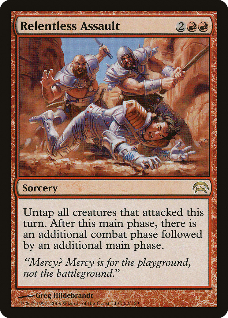 Relentless Assault (HOP-062) - Planechase - Premium MTG Single from Wizards of the Coast - Just $1.16! Shop now at Game Crave Tournament Store