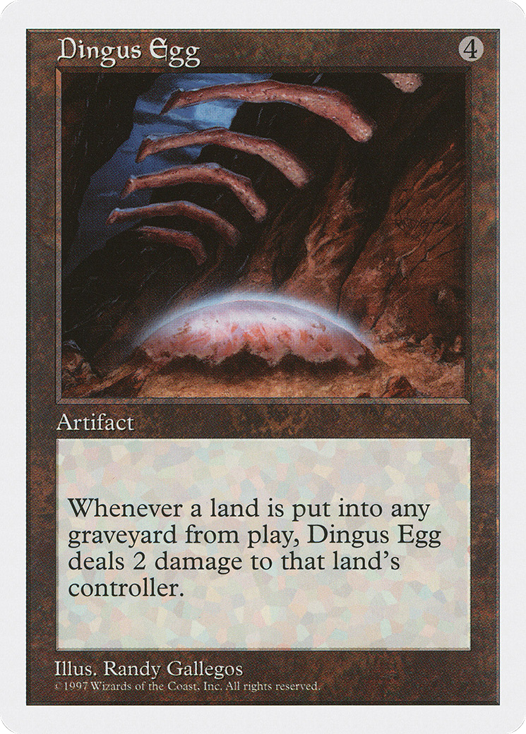 Dingus Egg (5ED-364) - Fifth Edition - Premium MTG Single from Wizards of the Coast - Just $0.11! Shop now at Game Crave Tournament Store