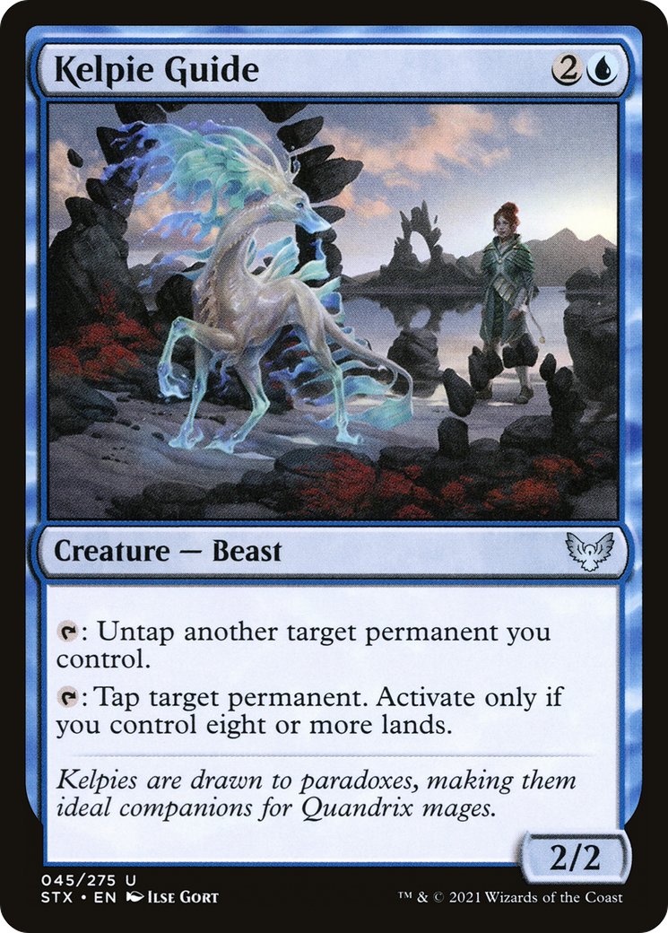 Kelpie Guide (STX-045) - Strixhaven: School of Mages Foil - Premium MTG Single from Wizards of the Coast - Just $0.08! Shop now at Game Crave Tournament Store