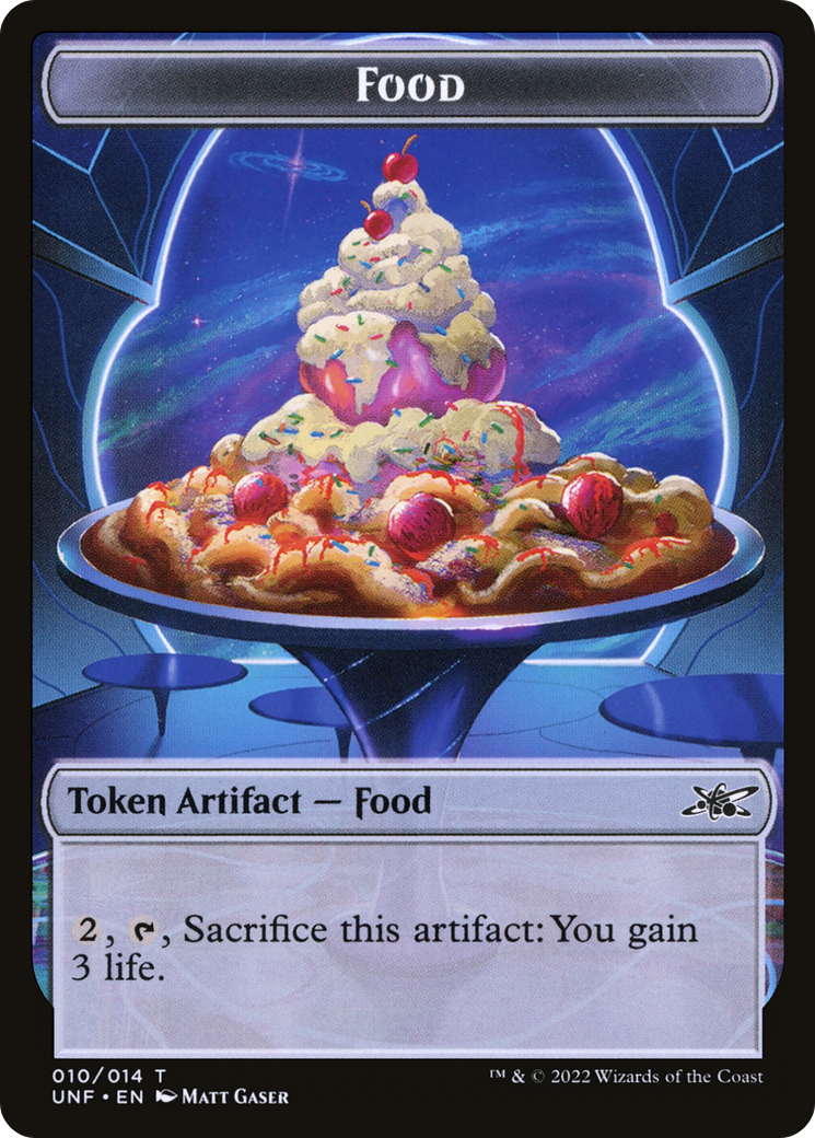 Food (TUNF-010) - Unfinity Tokens Foil - Premium MTG Single from Wizards of the Coast - Just $0.08! Shop now at Game Crave Tournament Store