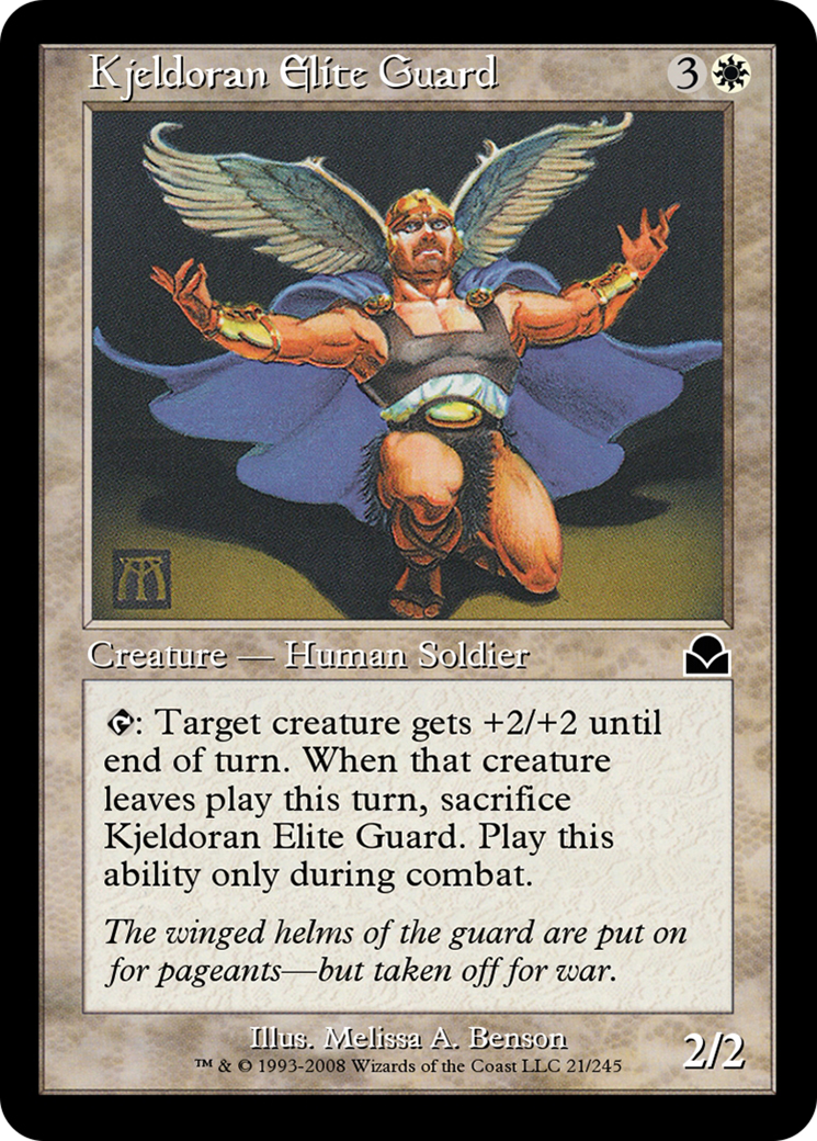 Kjeldoran Elite Guard (ME2-021) - Masters Edition II Foil - Premium MTG Single from Wizards of the Coast - Just $0! Shop now at Game Crave Tournament Store
