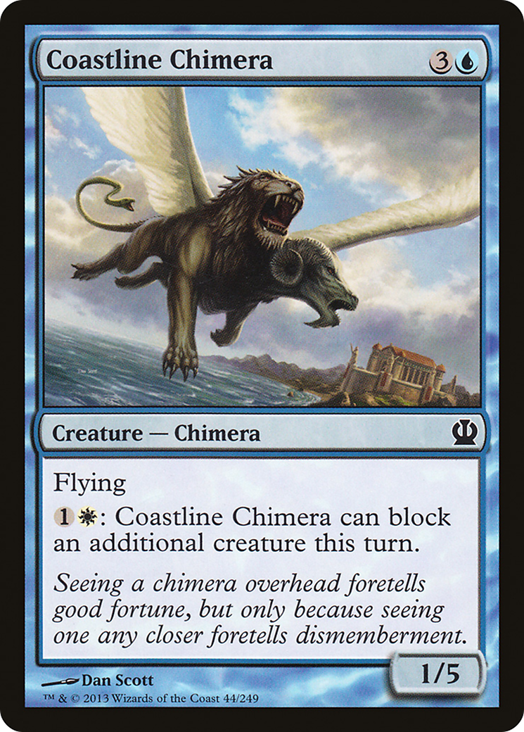 Coastline Chimera (THS-044) - Theros - Premium MTG Single from Wizards of the Coast - Just $0.25! Shop now at Game Crave Tournament Store