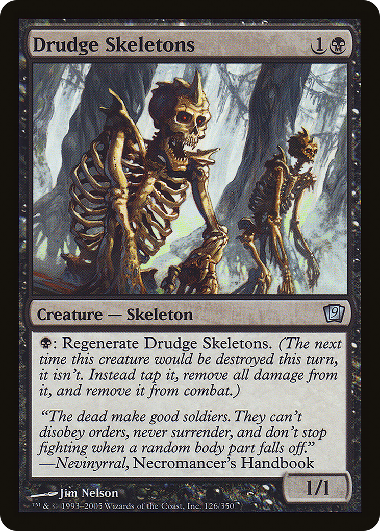 Drudge Skeletons (9ED-126★) - Ninth Edition Foil - Premium MTG Single from Wizards of the Coast - Just $0.08! Shop now at Game Crave Tournament Store