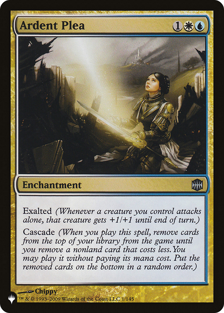Ardent Plea (PLIST-1322) - The List - Premium MTG Single from Wizards of the Coast - Just $0.72! Shop now at Game Crave Tournament Store