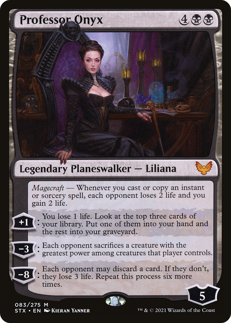 Professor Onyx (STX-083) - Strixhaven: School of Mages Foil - Premium MTG Single from Wizards of the Coast - Just $1.51! Shop now at Game Crave Tournament Store