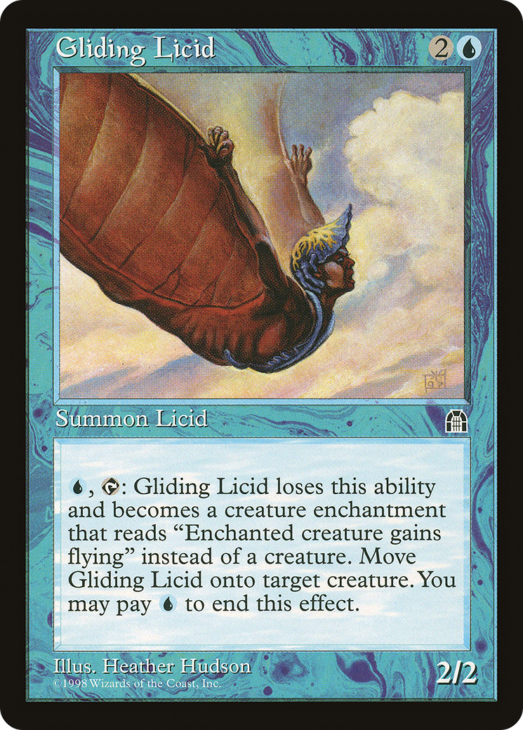 Gliding Licid (STH-031) - Stronghold - Premium MTG Single from Wizards of the Coast - Just $0.25! Shop now at Game Crave Tournament Store