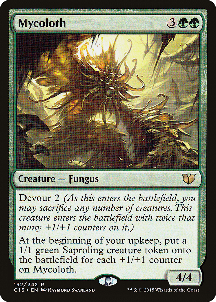Mycoloth (C15-192) - Commander 2015 - Premium MTG Single from Wizards of the Coast - Just $1.35! Shop now at Game Crave Tournament Store