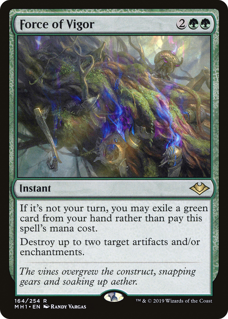 Force of Vigor (MH1-164) - Modern Horizons - Premium MTG Single from Wizards of the Coast - Just $5.23! Shop now at Game Crave Tournament Store