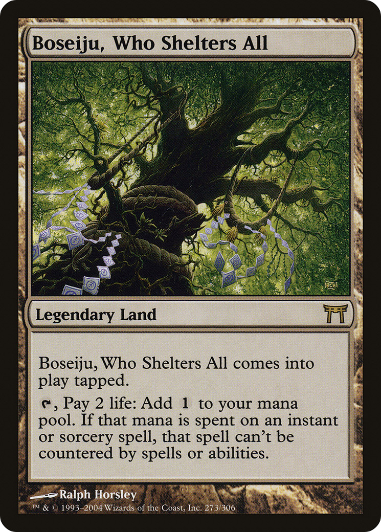 Boseiju, Who Shelters All (CHK-273) - Champions of Kamigawa Foil - Premium MTG Single from Wizards of the Coast - Just $40.94! Shop now at Game Crave Tournament Store