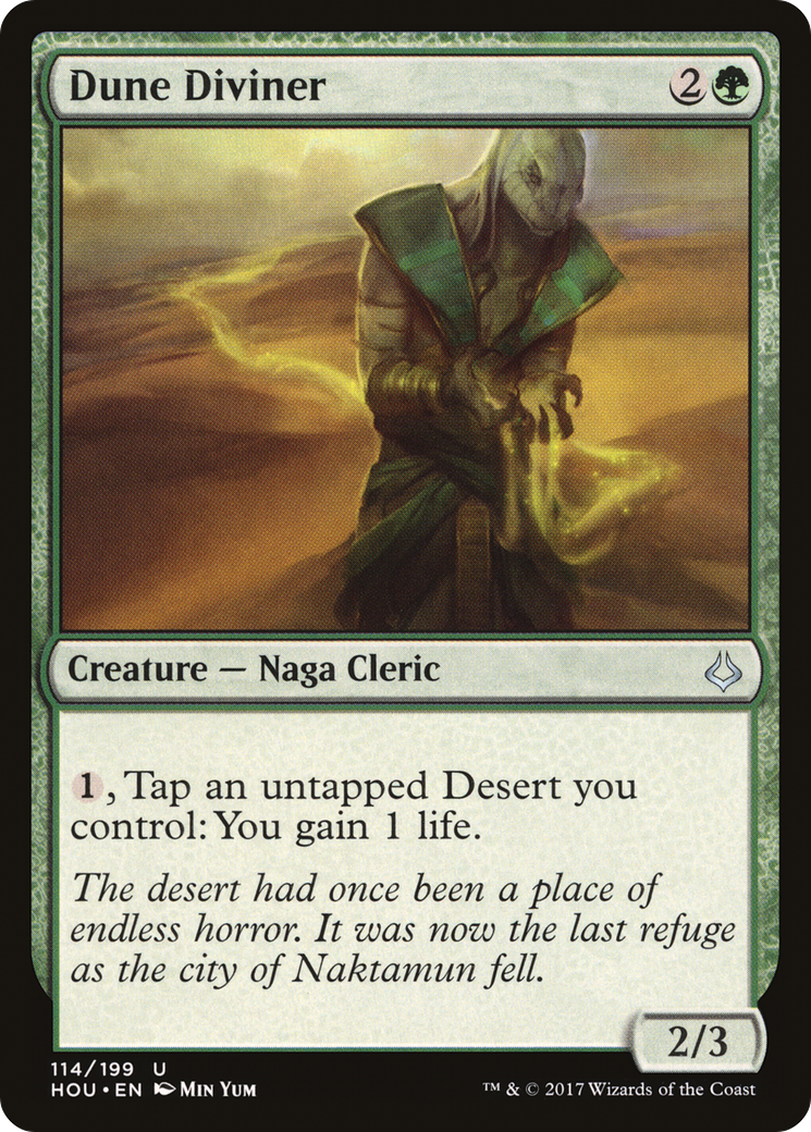 Dune Diviner (HOU-114) - Hour of Devastation Foil - Premium MTG Single from Wizards of the Coast - Just $0.25! Shop now at Game Crave Tournament Store