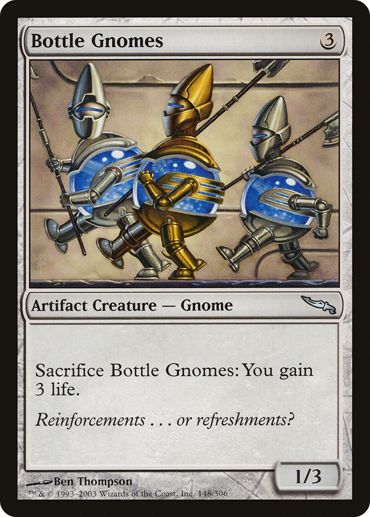 Bottle Gnomes (MRD-148) - Mirrodin - Premium MTG Single from Wizards of the Coast - Just $0.08! Shop now at Game Crave Tournament Store