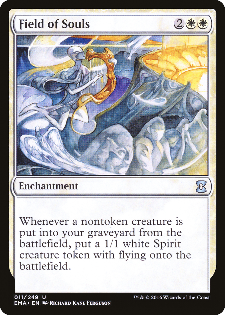 Field of Souls (EMA-011) - Eternal Masters Foil - Premium MTG Single from Wizards of the Coast - Just $0.66! Shop now at Game Crave Tournament Store