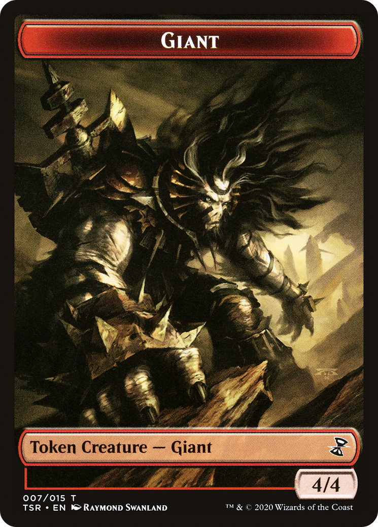Giant (TTSR-007) - Time Spiral Remastered Tokens - Premium MTG Single from Wizards of the Coast - Just $0! Shop now at Game Crave Tournament Store