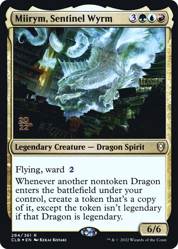 Miirym, Sentinel Wyrm (PCLB-284S) - Battle for Baldur's Gate Promos Foil - Premium MTG Single from Wizards of the Coast - Just $18.92! Shop now at Game Crave Tournament Store