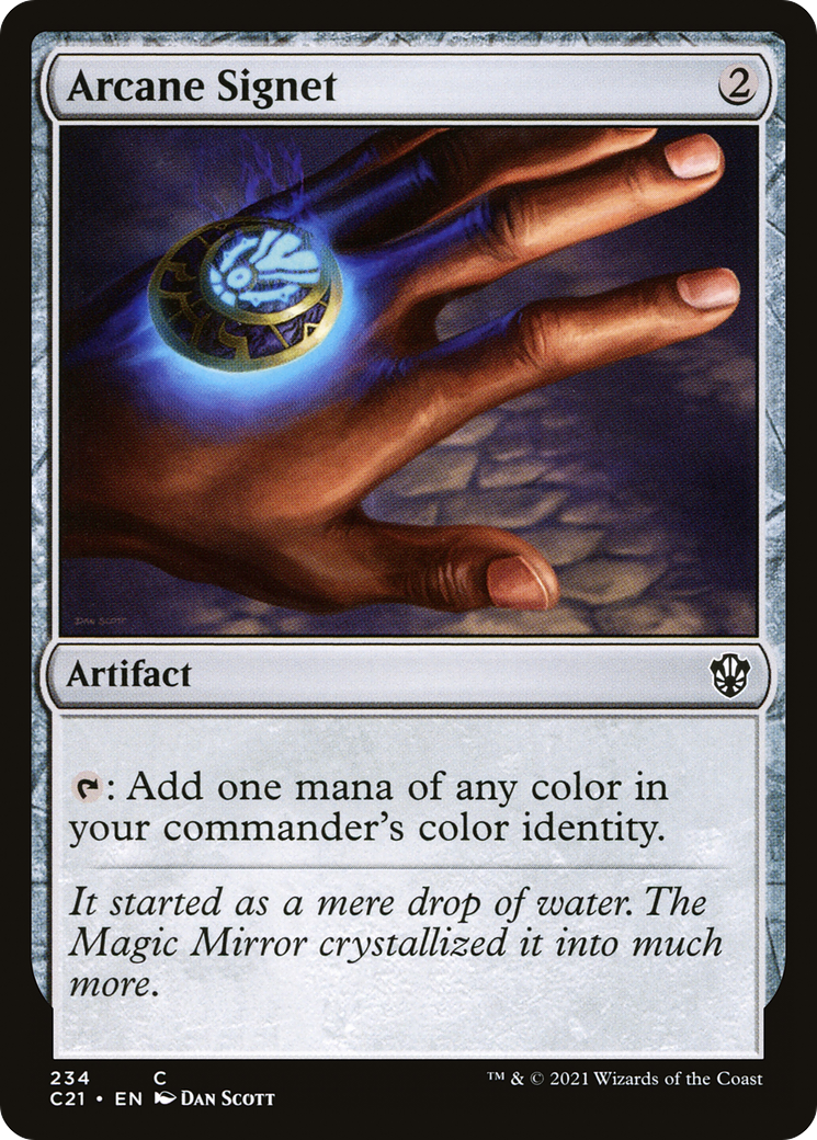 Arcane Signet (C21-234) - Commander 2021 - Premium MTG Single from Wizards of the Coast - Just $0.12! Shop now at Game Crave Tournament Store