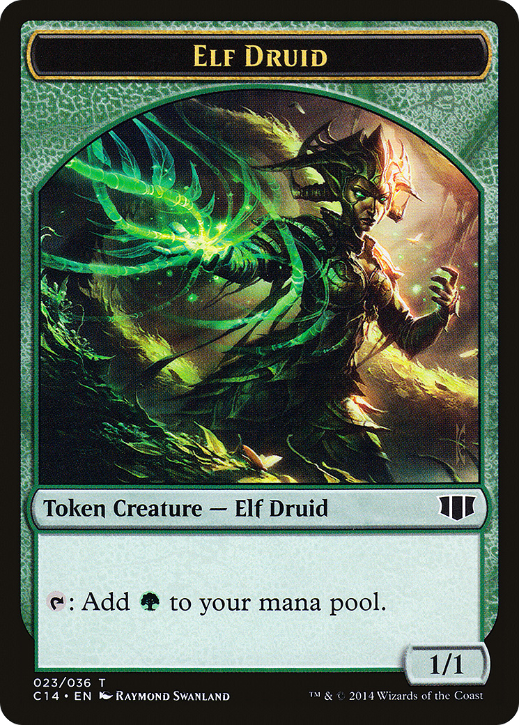 Elf Druid (TC14-023) - Commander 2014 Tokens - Premium MTG Single from Wizards of the Coast - Just $0.55! Shop now at Game Crave Tournament Store