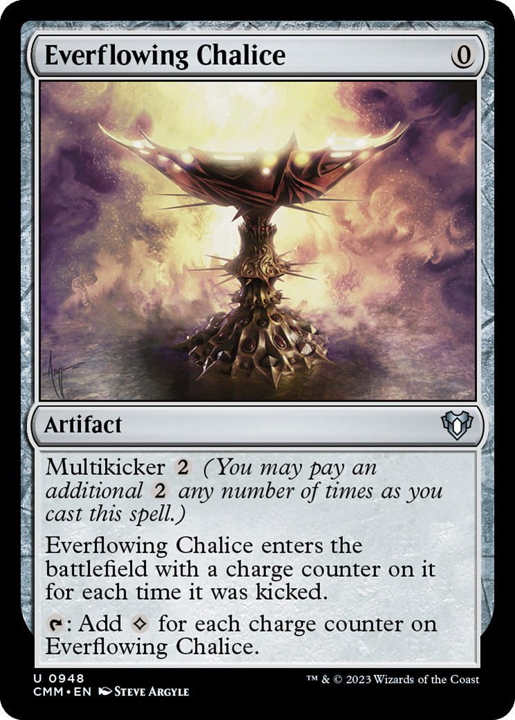 Everflowing Chalice (CMM-948) - Commander Masters - Premium MTG Single from Wizards of the Coast - Just $0.25! Shop now at Game Crave Tournament Store