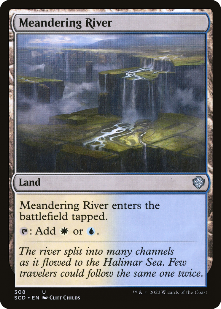 Meandering River (SCD-308) - Starter Commander Decks - Premium MTG Single from Wizards of the Coast - Just $0.08! Shop now at Game Crave Tournament Store