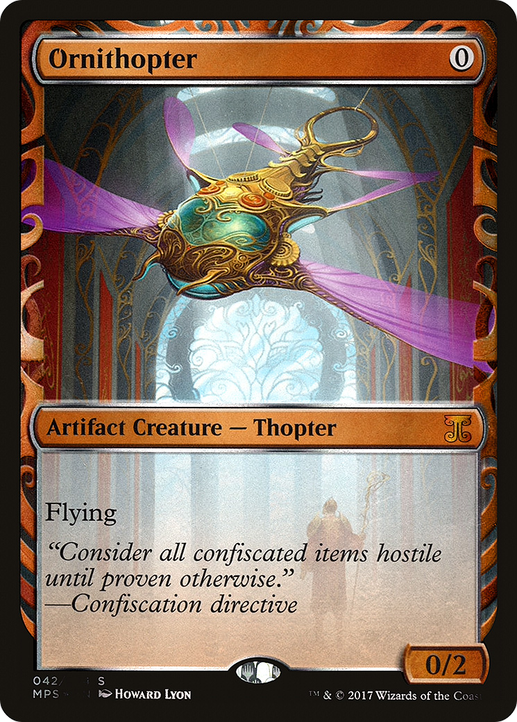 Ornithopter (MPS-042) - Kaladesh Inventions Foil - Premium MTG Single from Wizards of the Coast - Just $78.36! Shop now at Game Crave Tournament Store