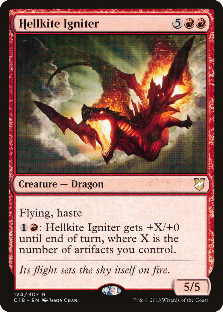Hellkite Igniter (C18-124) - Commander 2018 - Premium MTG Single from Wizards of the Coast - Just $0.25! Shop now at Game Crave Tournament Store