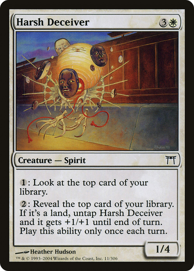 Harsh Deceiver (CHK-011) - Champions of Kamigawa - Premium MTG Single from Wizards of the Coast - Just $0.25! Shop now at Game Crave Tournament Store
