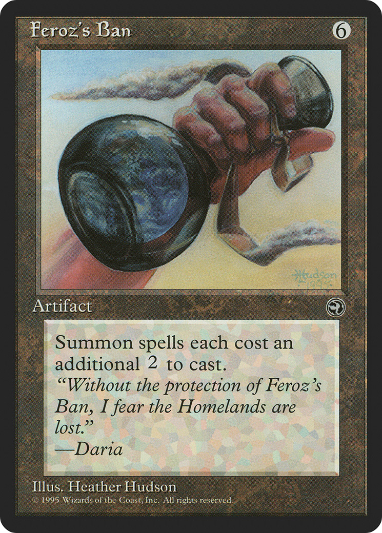 Feroz's Ban (HML-107) - Homelands - Premium MTG Single from Wizards of the Coast - Just $0.08! Shop now at Game Crave Tournament Store