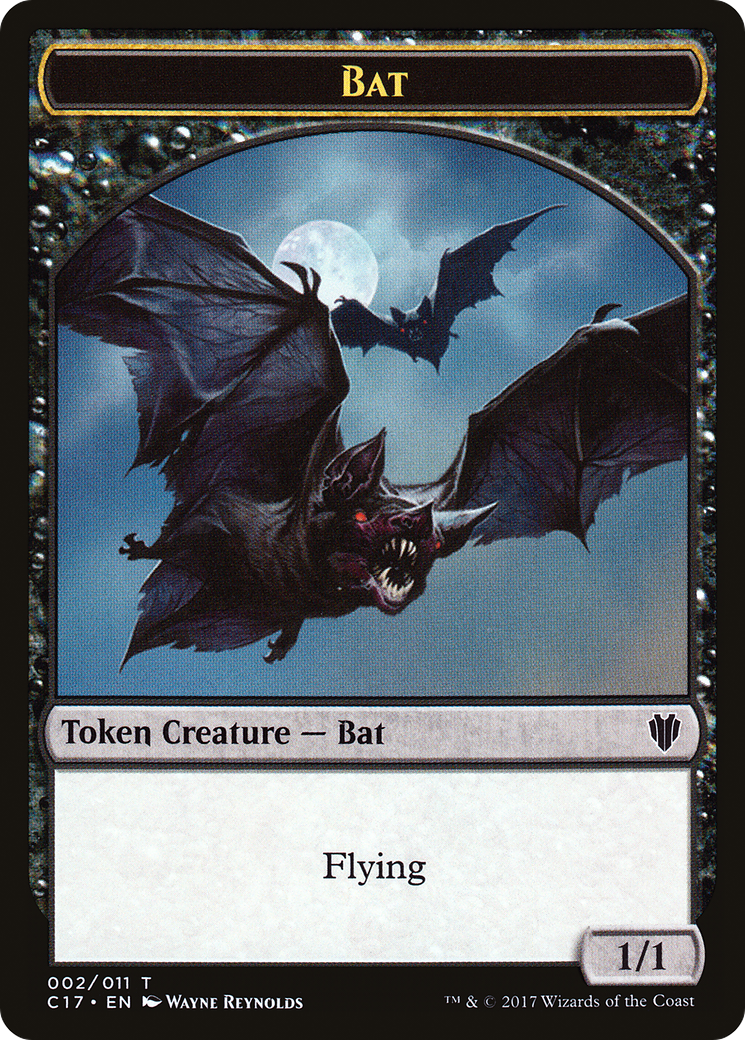Bat (TC17-002) - Commander 2017 Tokens - Premium MTG Single from Wizards of the Coast - Just $0! Shop now at Game Crave Tournament Store