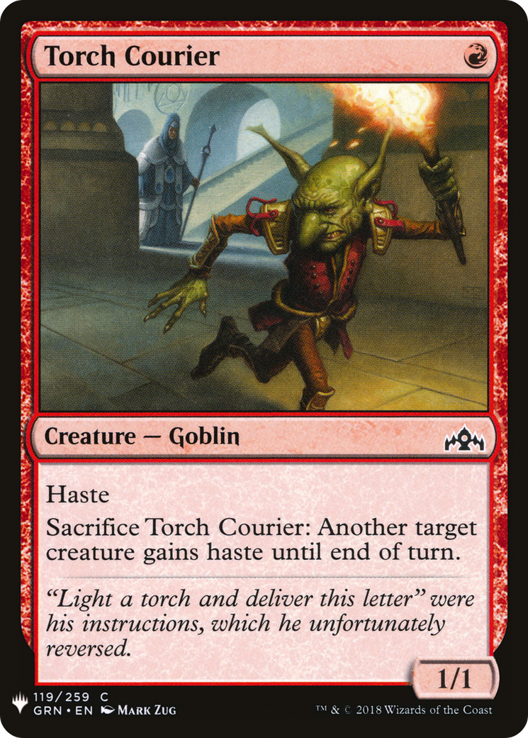 Torch Courier (MB1-1085) - Mystery Booster - Premium MTG Single from Wizards of the Coast - Just $0.25! Shop now at Game Crave Tournament Store