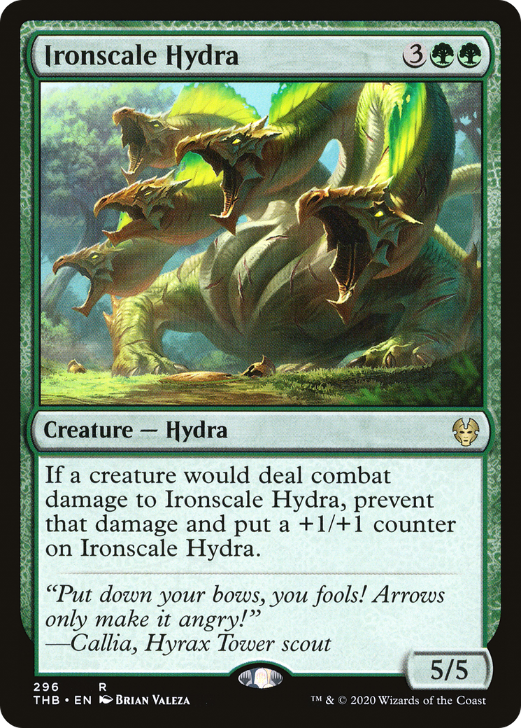 Ironscale Hydra (THB-296) - Theros Beyond Death - Premium MTG Single from Wizards of the Coast - Just $1.51! Shop now at Game Crave Tournament Store