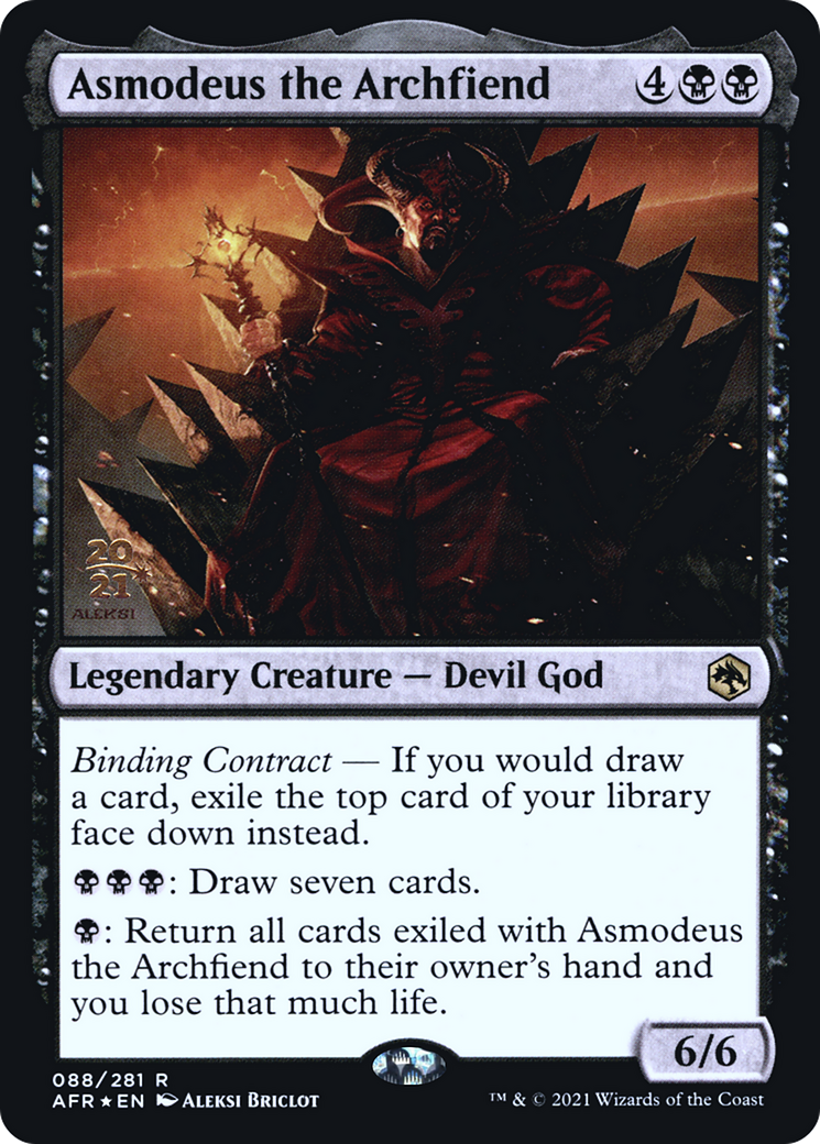 Asmodeus the Archfiend (PAFR-88S) - Adventures in the Forgotten Realms Promos Foil - Premium MTG Single from Wizards of the Coast - Just $1.34! Shop now at Game Crave Tournament Store