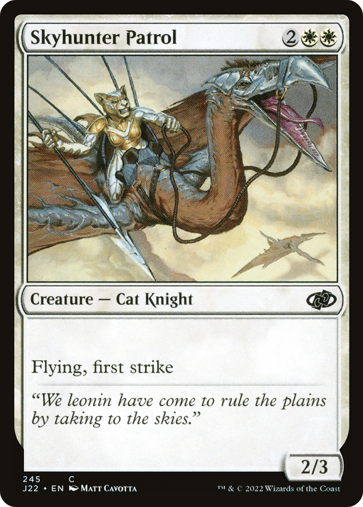Skyhunter Patrol (J22-245) - Jumpstart 2022 - Premium MTG Single from Wizards of the Coast - Just $0.08! Shop now at Game Crave Tournament Store