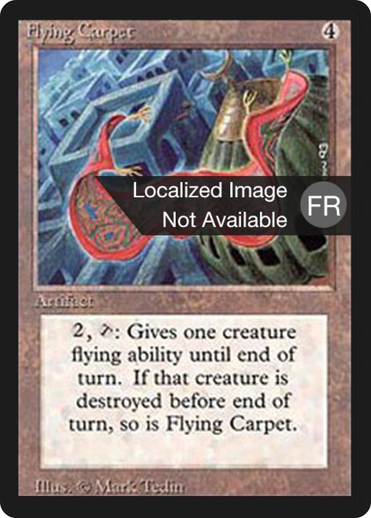 Flying Carpet (FBB-248) - Foreign Black Border - Premium MTG Single from Wizards of the Coast - Just $0! Shop now at Game Crave Tournament Store