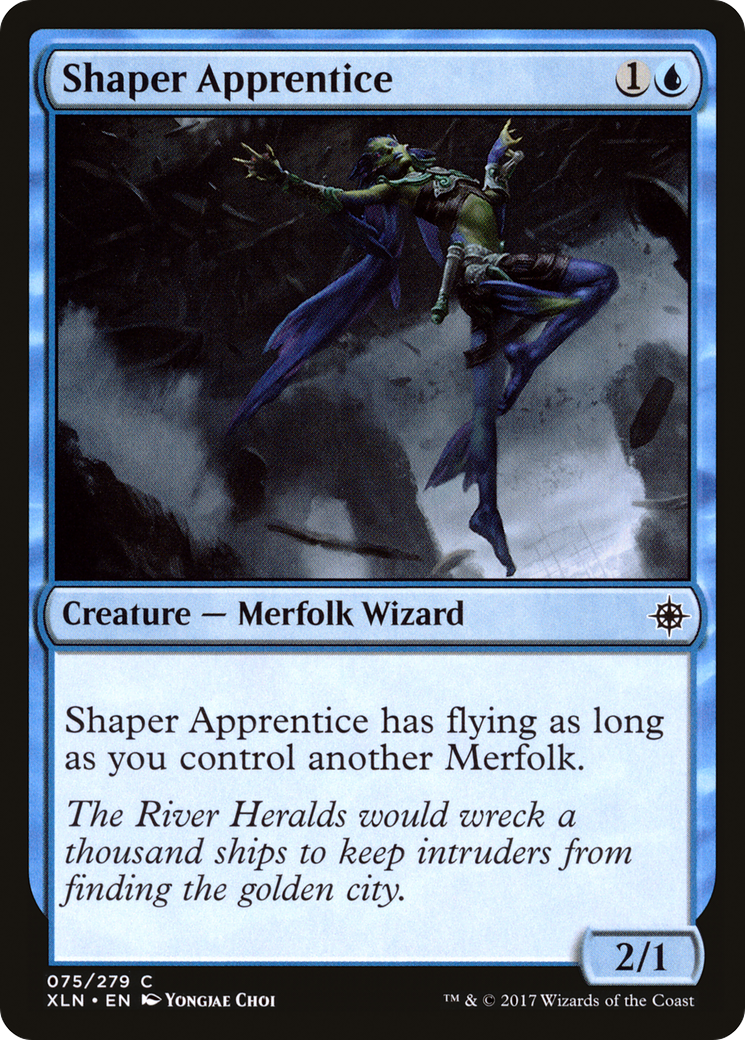 Shaper Apprentice (XLN-075) - Ixalan Foil - Premium MTG Single from Wizards of the Coast - Just $0.08! Shop now at Game Crave Tournament Store