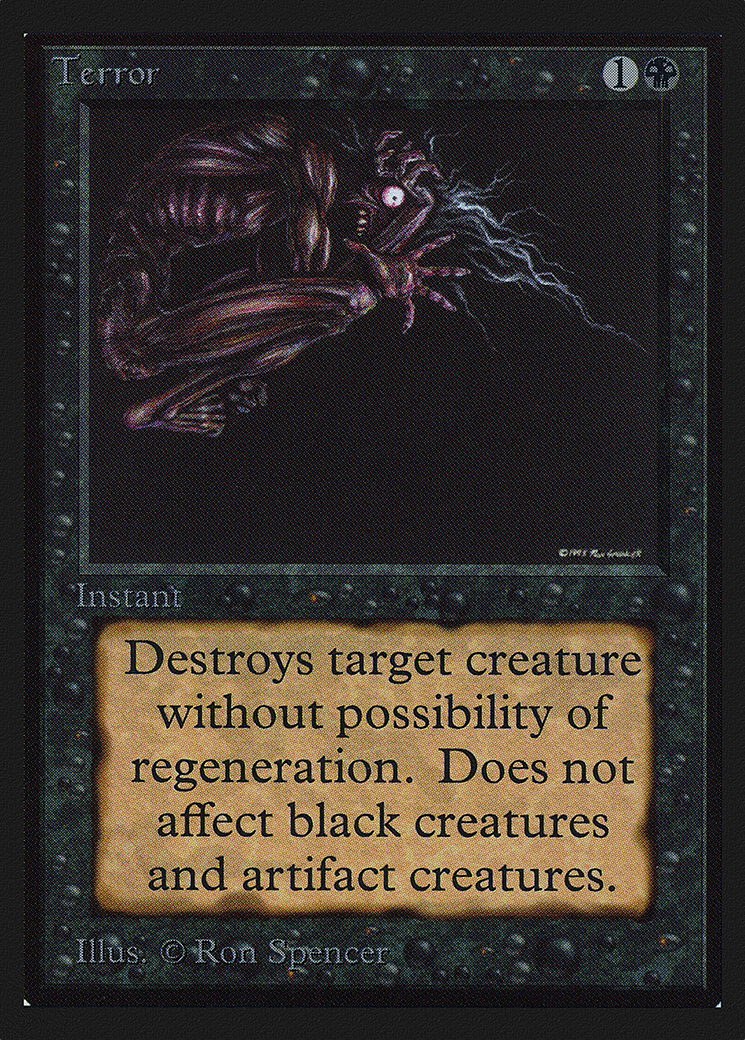 Terror (CED-131) - Collectors' Edition - Premium MTG Single from Wizards of the Coast - Just $1.94! Shop now at Game Crave Tournament Store