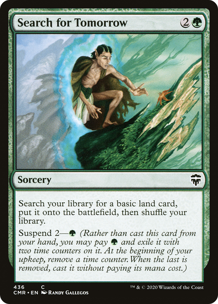 Search for Tomorrow (CMR-436) - Commander Legends - Premium MTG Single from Wizards of the Coast - Just $0.26! Shop now at Game Crave Tournament Store