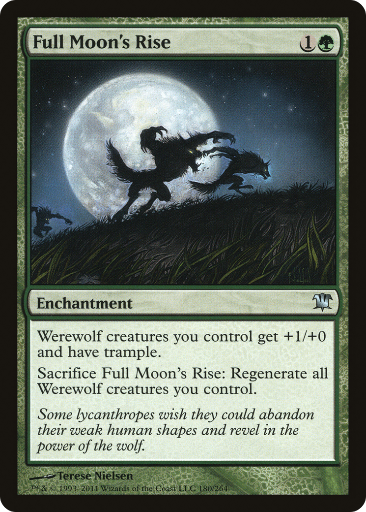 Full Moon's Rise (ISD-180) - Innistrad - Premium MTG Single from Wizards of the Coast - Just $0.37! Shop now at Game Crave Tournament Store