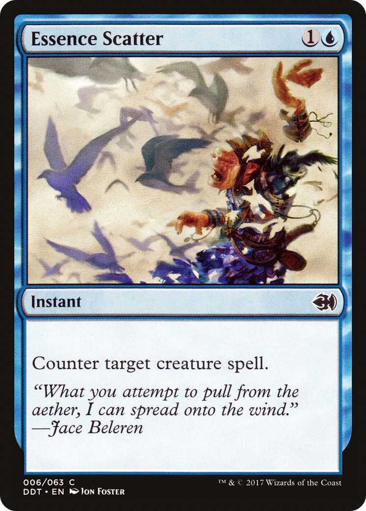 Essence Scatter (DDT-006) - Duel Decks: Merfolk vs. Goblins - Premium MTG Single from Wizards of the Coast - Just $0.25! Shop now at Game Crave Tournament Store