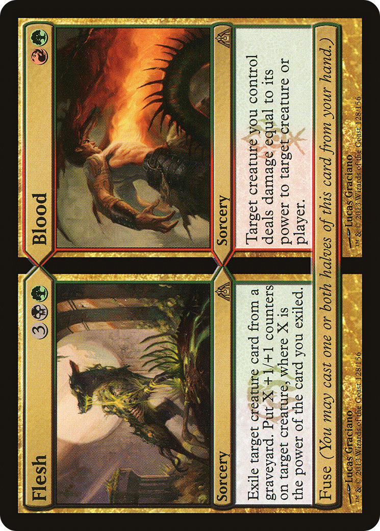 Flesh // Blood (DGM-128) - Dragon's Maze - Premium MTG Single from Wizards of the Coast - Just $0.08! Shop now at Game Crave Tournament Store