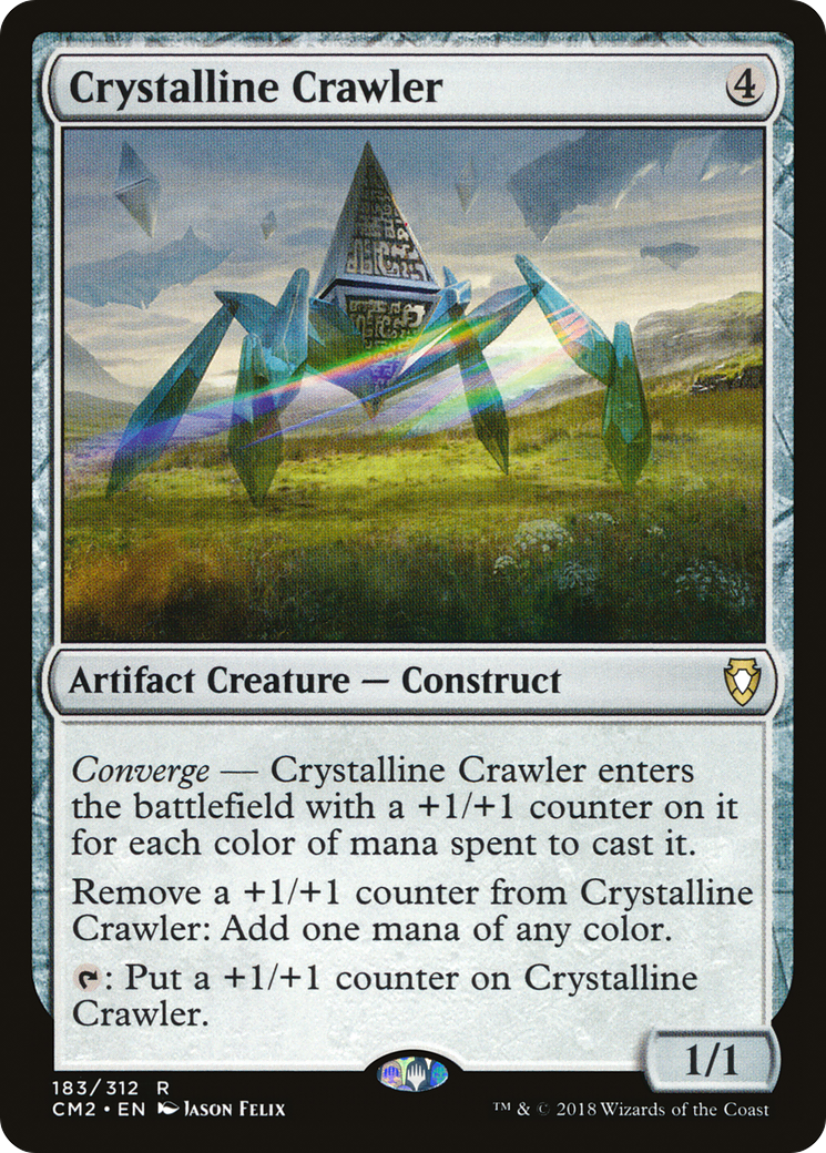 Crystalline Crawler (CM2-183) - Commander Anthology Volume II - Premium MTG Single from Wizards of the Coast - Just $1.82! Shop now at Game Crave Tournament Store