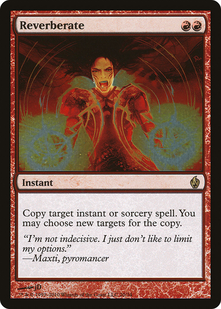 Reverberate (PD2-020) - Premium Deck Series: Fire and Lightning Foil - Premium MTG Single from Wizards of the Coast - Just $0.51! Shop now at Game Crave Tournament Store