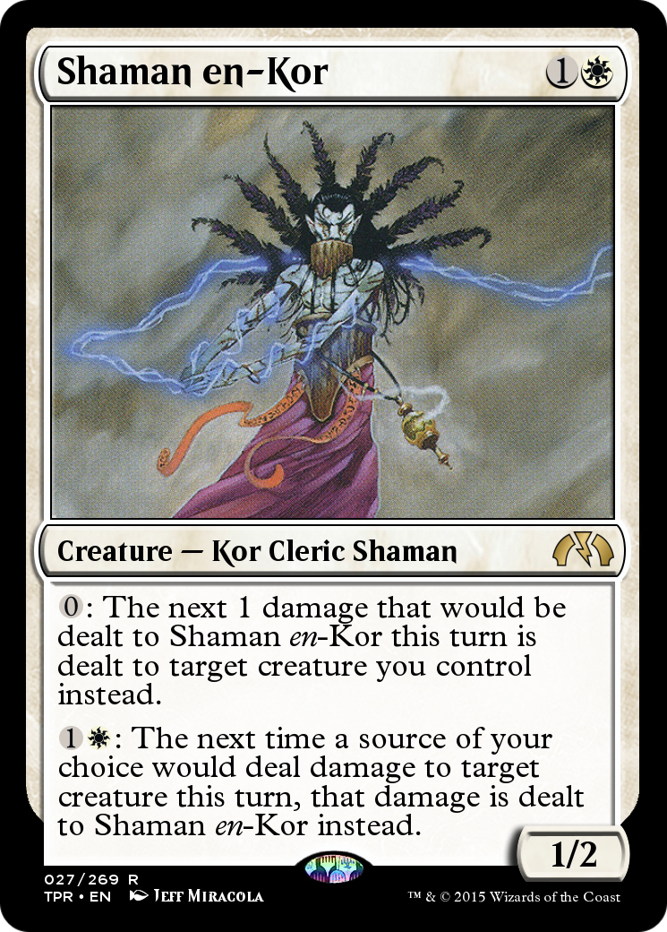 Shaman en-Kor (TPR-027) - Tempest Remastered Foil - Premium MTG Single from Wizards of the Coast - Just $0! Shop now at Game Crave Tournament Store