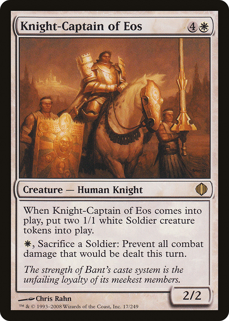 Knight-Captain of Eos (ALA-017) - Shards of Alara - Premium MTG Single from Wizards of the Coast - Just $1.75! Shop now at Game Crave Tournament Store